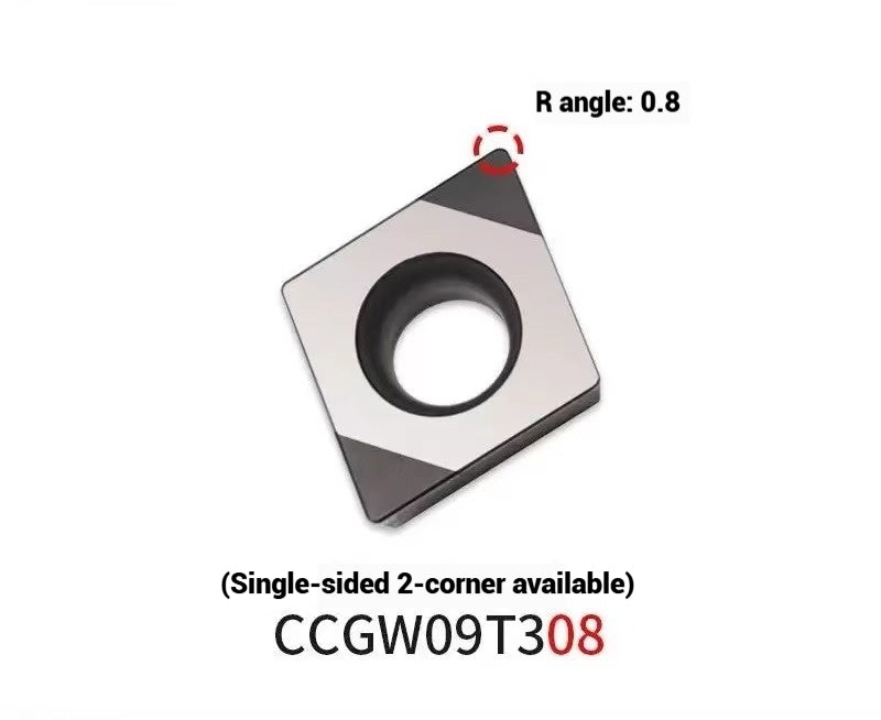 1042-Diamond Inserts CBN Boron Nitride Superhard Hardened CCMT Double End Usable Inserts Shandong Denso Pricision Tools Co.,Ltd.