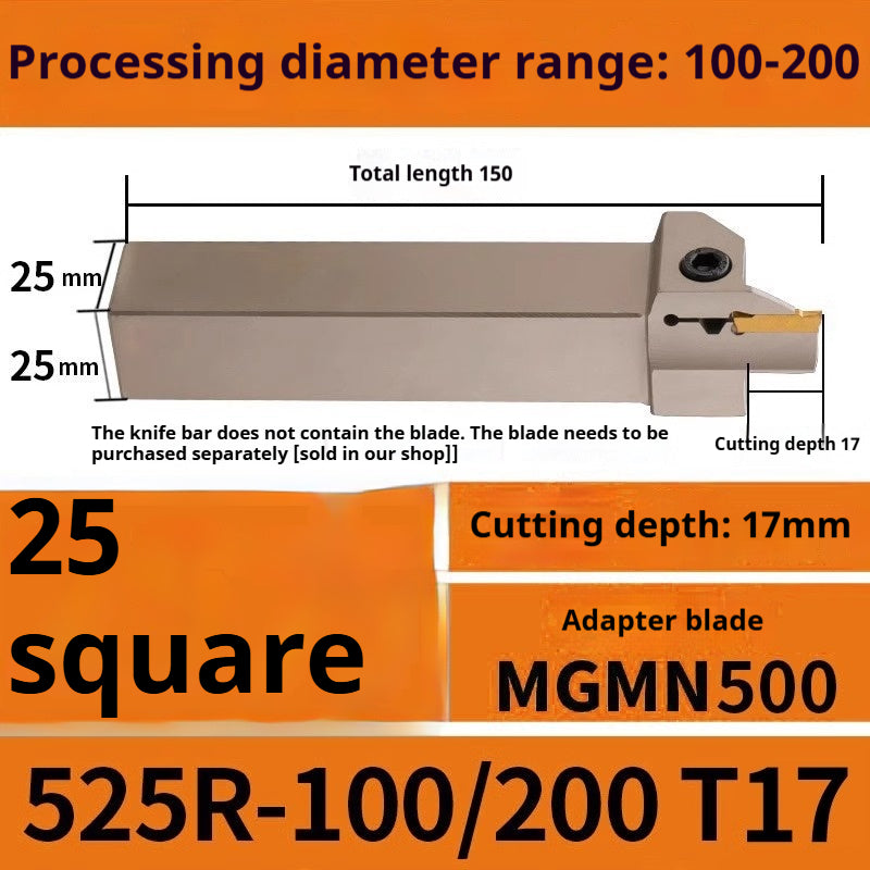 1015-End groove cutter CNC toolholder plane groove mghh320/425R cutter cutter groove cutter 345mm circular arc large depth of cut Shandong Denso Pricision Tools Co.,Ltd.