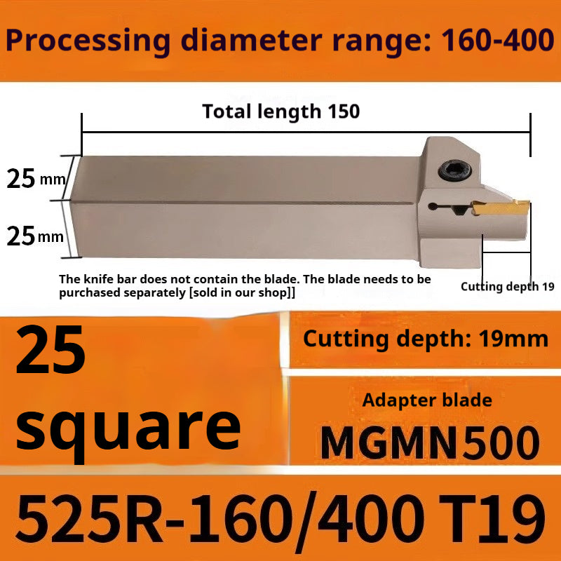 1015-End groove cutter CNC toolholder plane groove mghh320/425R cutter cutter groove cutter 345mm circular arc large depth of cut Shandong Denso Pricision Tools Co.,Ltd.