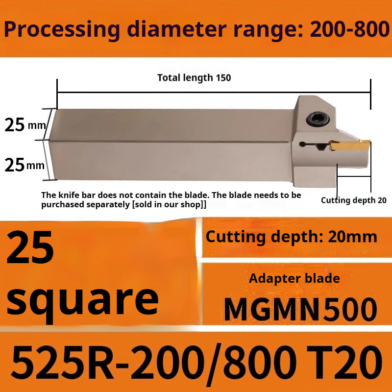 1015-End groove cutter CNC toolholder plane groove mghh320/425R cutter cutter groove cutter 345mm circular arc large depth of cut Shandong Denso Pricision Tools Co.,Ltd.