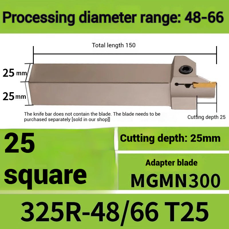 1015-End groove cutter CNC toolholder plane groove mghh320/425R cutter cutter groove cutter 345mm circular arc large depth of cut Shandong Denso Pricision Tools Co.,Ltd.