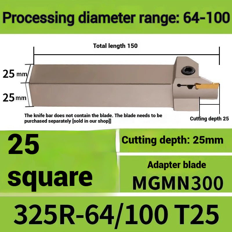 1015-End groove cutter CNC toolholder plane groove mghh320/425R cutter cutter groove cutter 345mm circular arc large depth of cut Shandong Denso Pricision Tools Co.,Ltd.