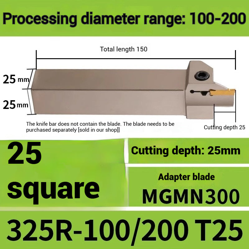 1015-End groove cutter CNC toolholder plane groove mghh320/425R cutter cutter groove cutter 345mm circular arc large depth of cut Shandong Denso Pricision Tools Co.,Ltd.