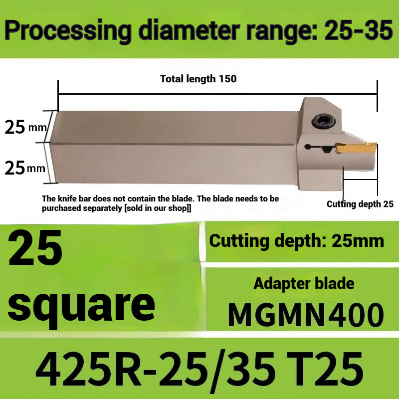 1015-End groove cutter CNC toolholder plane groove mghh320/425R cutter cutter groove cutter 345mm circular arc large depth of cut Shandong Denso Pricision Tools Co.,Ltd.