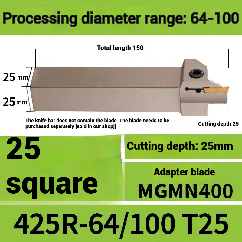 1015-End groove cutter CNC toolholder plane groove mghh320/425R cutter cutter groove cutter 345mm circular arc large depth of cut Shandong Denso Pricision Tools Co.,Ltd.