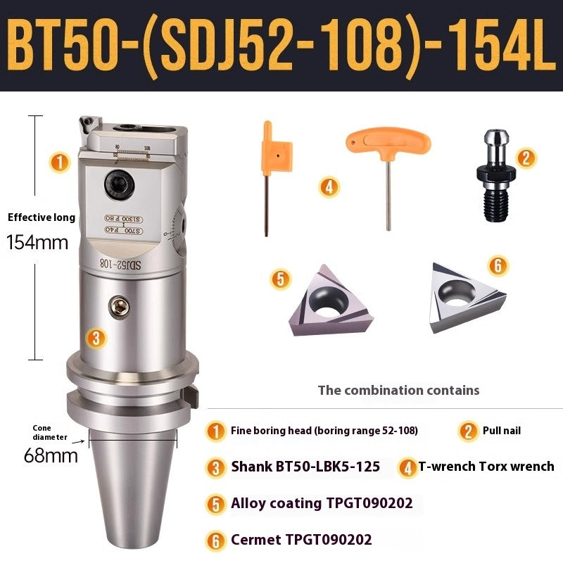 1072-SDJ Fine Boring Tools Fine Boring Heads Adjustable BT40 Fine Boring Tools Set Machining Center Small Bore Fine Boring Tools Shandong Denso Pricision Tools Co.,Ltd.
