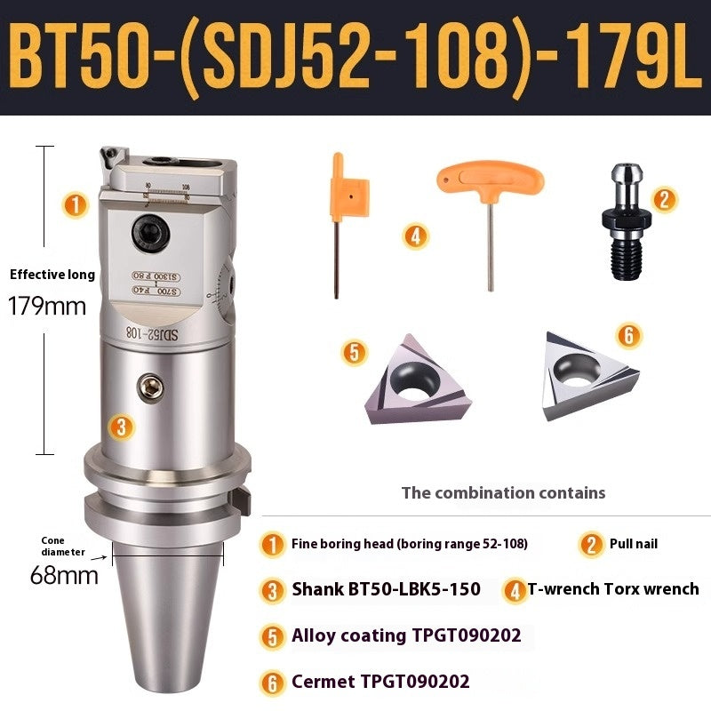 1072-SDJ Fine Boring Tools Fine Boring Heads Adjustable BT40 Fine Boring Tools Set Machining Center Small Bore Fine Boring Tools Shandong Denso Pricision Tools Co.,Ltd.