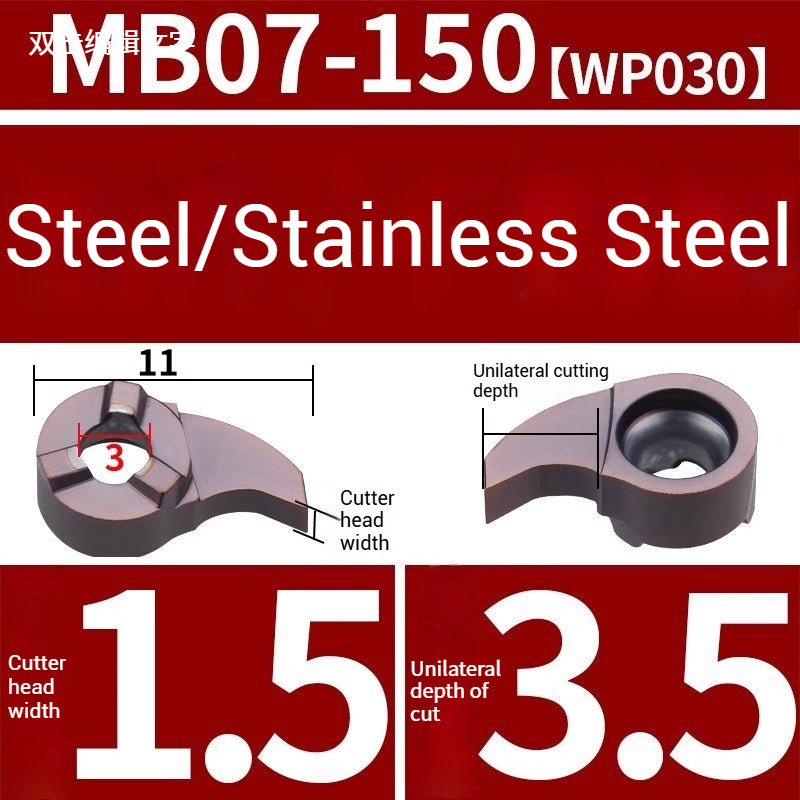 1020-Bore groove cutter small hole internal groove cutter grain deepening groove small bore cutter CNC cutter comma blade digging groove cutter bar Shandong Denso Pricision Tools Co.,Ltd.