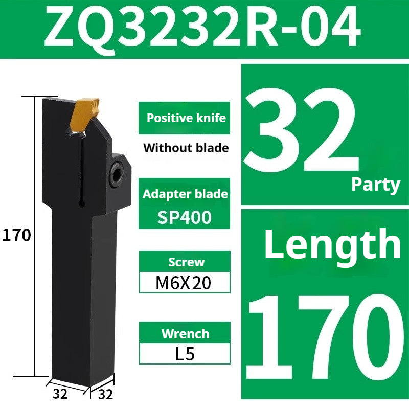 1009-CNC lathe tools Single-head insert/external groove cutter bar ZQ2020R-3-4 cut-off lathe cutter groove cutter bar Shandong Denso Pricision Tools Co.,Ltd.