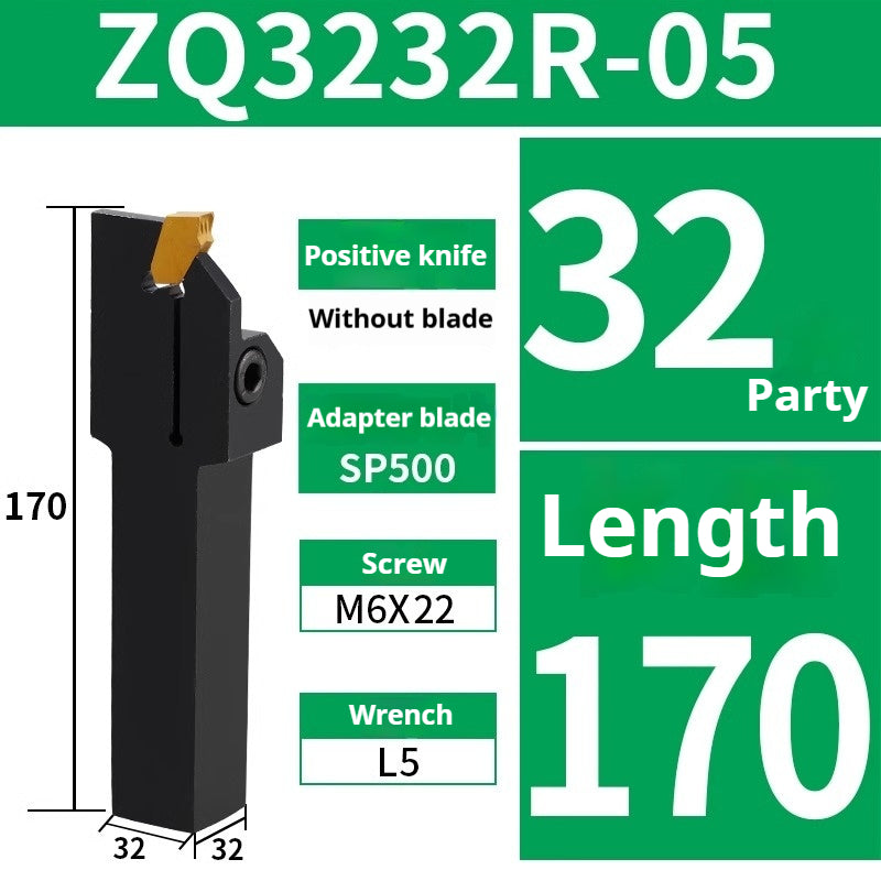 1009-CNC lathe tools Single-head insert/external groove cutter bar ZQ2020R-3-4 cut-off lathe cutter groove cutter bar Shandong Denso Pricision Tools Co.,Ltd.