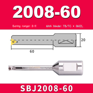 1180-Deep Hole Extension Boring Bar NBH2084 Deep Cavity SBJ16 SBJ20 NBJ16 Non-Standard Extension Adjustable Boring Bar