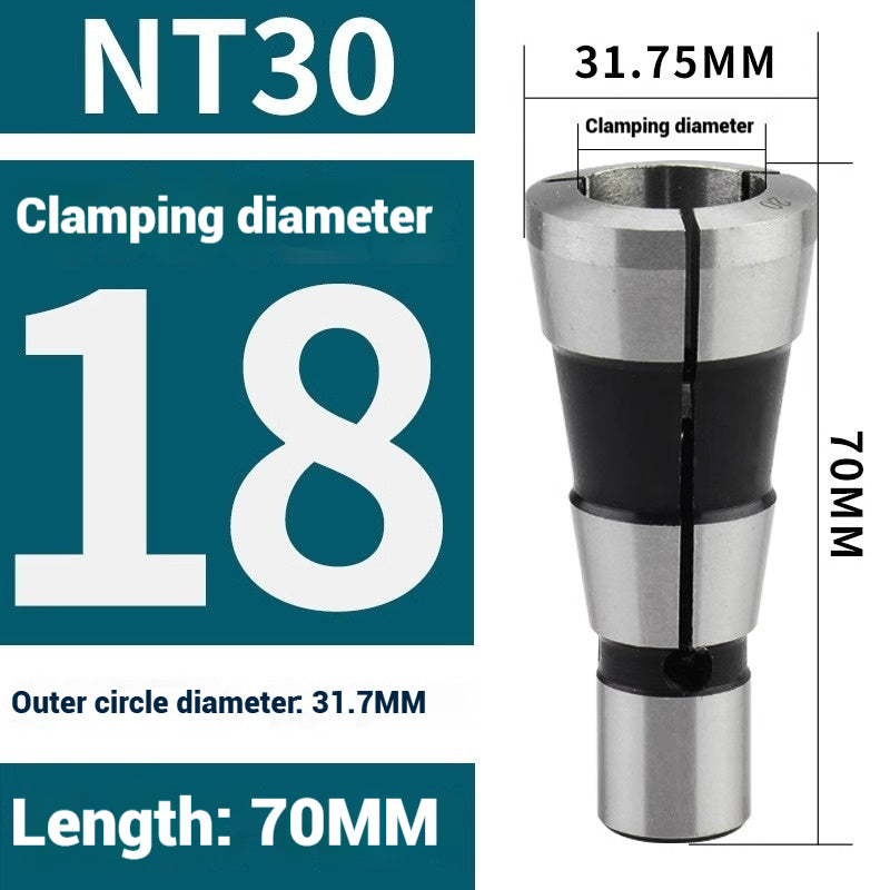 1065-NT30 milling cutter collet 7:24-NT30 milling machine milling cutter chuck threaded 12m straight shank collets