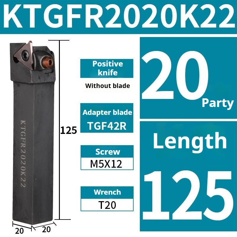 1013-Shallow groove cutter bar CNC grooving cutter bar / side stand mounted shallow groove KTGFR2020K16-F Circlip groove cutter TGF32 Shandong Denso Pricision Tools Co.,Ltd.