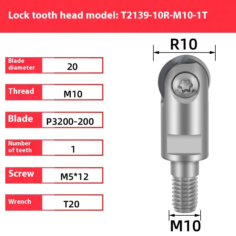 2071-TE90 fast feed locking tooth milling cutter head EMR4R 5R 6R tungsten steel seismic milling cutter head T2139 finish milling cutter head Shandong Denso Pricision Tools Co.,Ltd.