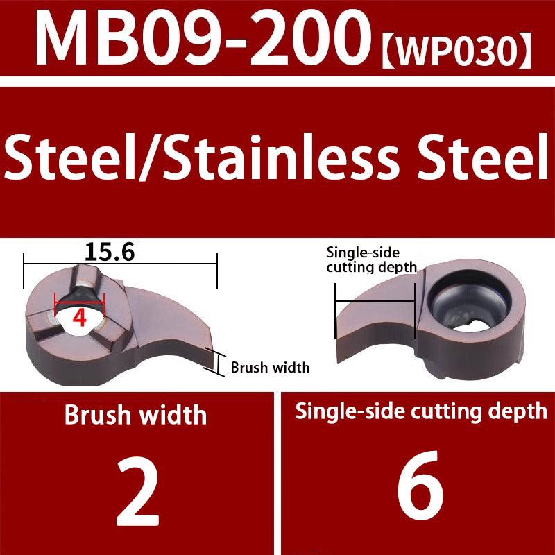 103-comma blade MB09GR/07GR/05GR small hole grooving tool bar inner hole cutting tool Shandong Denso Pricision Tools Co.,Ltd.