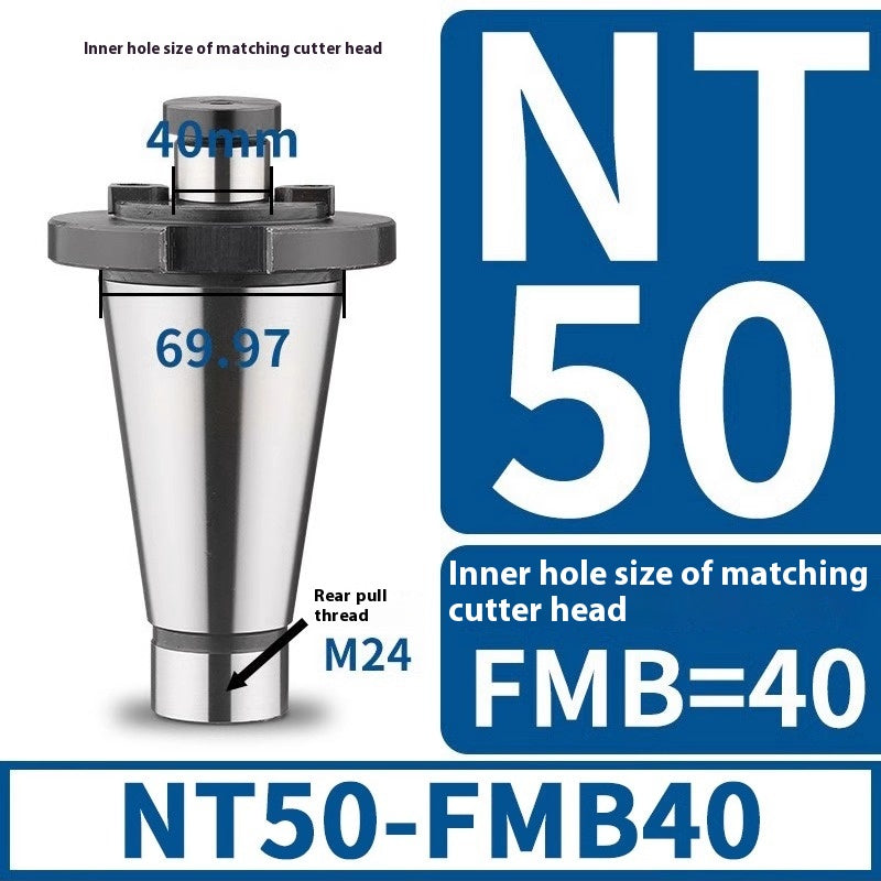 2091-Milling machine spindle shank NT milling shank face milling cutter head shank NT30-7: 24-22/27/32/40 shank Shandong Denso Pricision Tools Co.,Ltd.