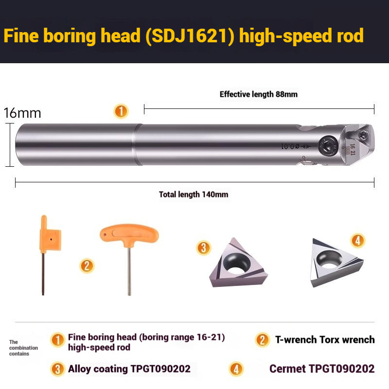 1070-SDJ Fine Boring Tools Fine Boring Heads Adjustable BT40 Fine Boring Tools Set Machining Center Small Bore Fine Boring Tools Shandong Denso Pricision Tools Co.,Ltd.