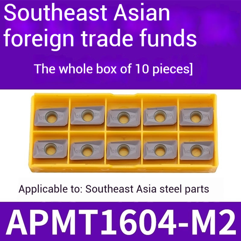 1025-CNC Milling Inserts APMT1135 Milling Blade 1604 Milling Head for Aluminum Alloy R0.8 Coated Rough Milling Machine Tool Pellets Shandong Denso Pricision Tools Co.,Ltd.