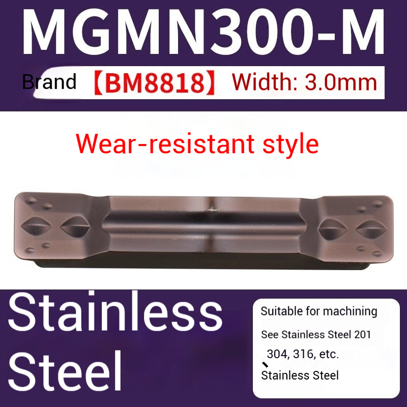1031-CNC grooving cut-off inserts lathe end face clamp cutter grain mgmn300-m steel parts stainless steel cutter head Shandong Denso Pricision Tools Co.,Ltd.