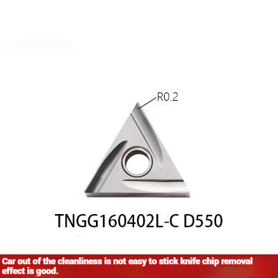 1043-CNC metal-ceramic triangular precision ground grooving inserts TNMG R/L-S/VF high-gloss cylindrical cutter grains Shandong Denso Pricision Tools Co.,Ltd.