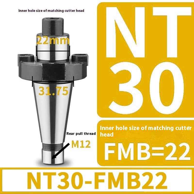 2091-Milling machine spindle shank NT milling shank face milling cutter head shank NT30-7: 24-22/27/32/40 shank Shandong Denso Pricision Tools Co.,Ltd.