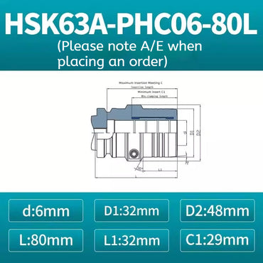 10023 HSK100AHSK63A Hydraulic toolholderPHC imported high precision hydraulic toolholderHydraulic toolholder Shandong Denso Pricision Tools Co.,Ltd.