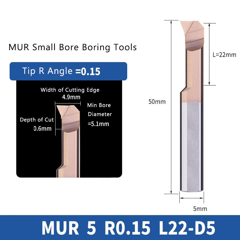 MUR Small Bore Boring Tool Coating Coating Carbide Integral Internal Boring Cutter Shandong Denso Pricision Tools Co.,Ltd.