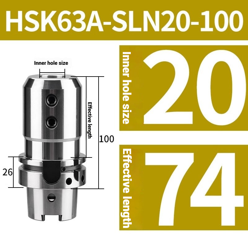 1081-HSK63A-SLN25 32 Side-fixed high-speed toolholder U-drill CNC toolholder High-precision balanced toolholder Shandong Denso Pricision Tools Co.,Ltd.