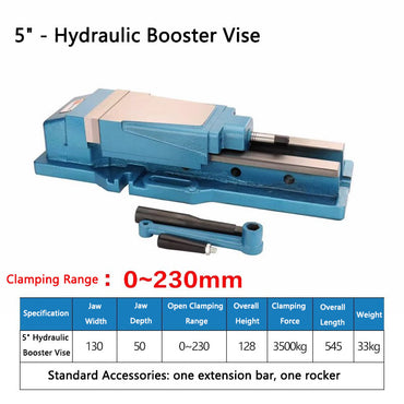6 inch built-in hydraulic vise CNC flat vise bench vise milling machine strong hydraulic clamp precision double force