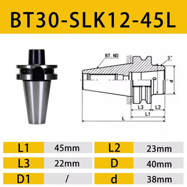 10051 BT30/BT40/BT50-SLK Shrink Fit Toolholders Universal Split Toolholders Shandong Denso Pricision Tools Co.,Ltd.
