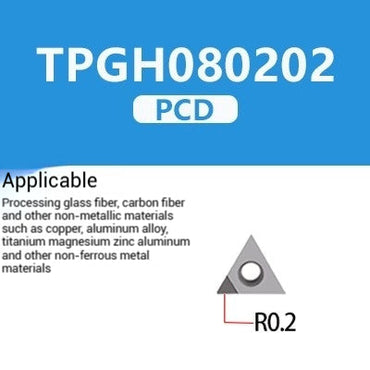 1040-Diamond Boring Inserts PCD Boring Inserts WBGT/TPGH for Copper and Aluminum Shandong Denso Pricision Tools Co.,Ltd.