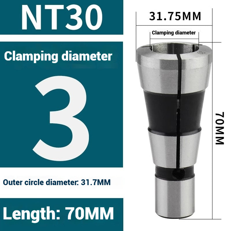 1065-NT30 milling cutter collet 7:24-NT30 milling machine milling cutter chuck threaded 12m straight shank collets