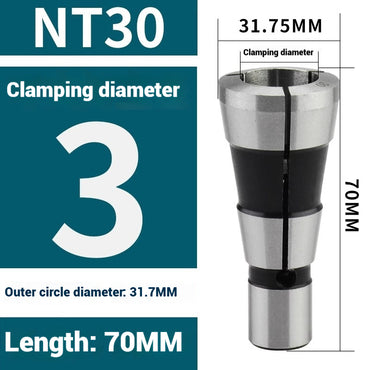 1065-NT30 milling cutter collet 7:24-NT30 milling machine milling cutter chuck threaded 12m straight shank collets