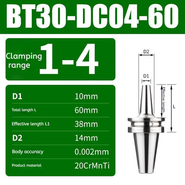 10045 BT30/BT40/BT50-DC high precision back-pull tool holder Shandong Denso Pricision Tools Co.,Ltd.