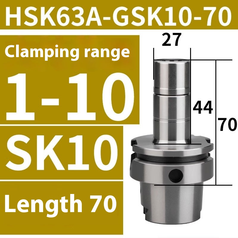1082-SK63A shank dynamic balance high-speed precision zero windage CNC milling shank HSK63A-SK10 16-100L Shandong Denso Pricision Tools Co.,Ltd.