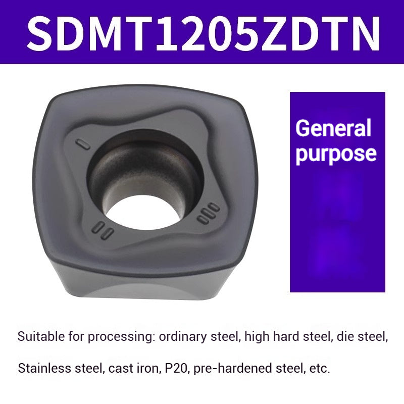 1027-Coated CNC milling inserts/SDMT120512/SDMT150512 fast feed large feed rough milling saw blades Shandong Denso Pricision Tools Co.,Ltd.
