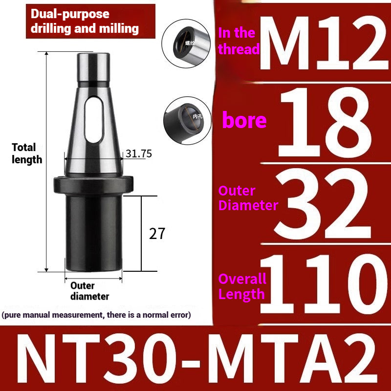 1080-General Milling Machine NT50 Milling Tool Sleeve 7:24/NT 50-Mohs No. 2/3/4/5 Adapter Sleeve Reducing Sleeve Shandong Denso Pricision Tools Co.,Ltd.
