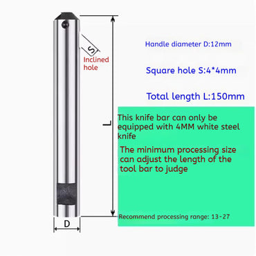 1172-45° 90 ° Straight Shank Rough Boring Bar Machining Center Lathe Boring Machine Milling Adjustable Bore Boring Bar Reaming Blind Holes