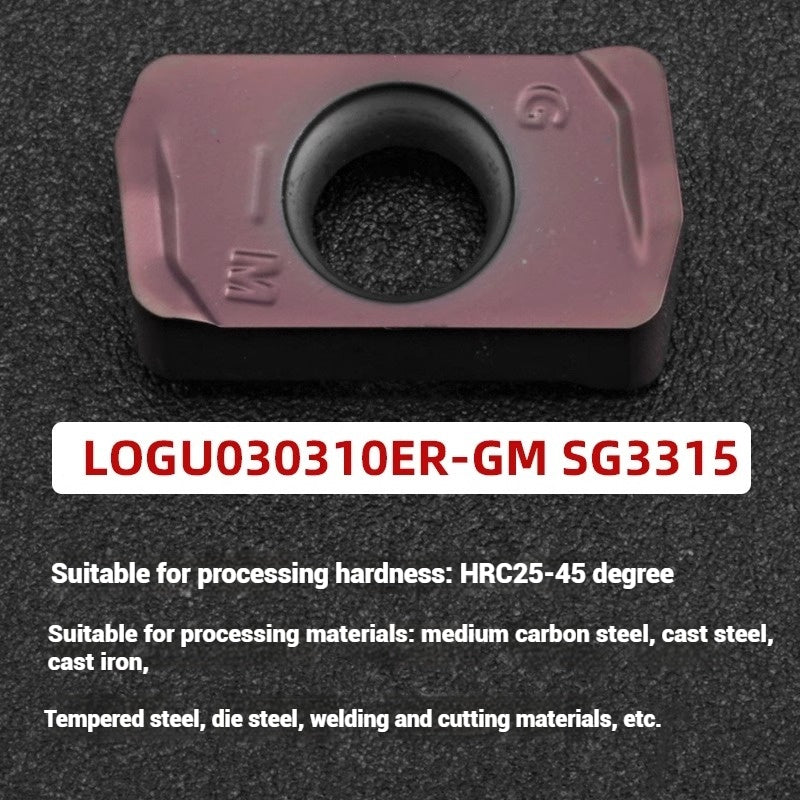 1052-MFH03R double-sided fast feed milling cutter bar KYOCERA LOGU030310 milling cutter bar high speed open coarse end milling cutter bar Shandong Denso Pricision Tools Co.,Ltd.