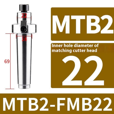 2092-Machine tool accessories Milling machine accessories Milling cutter head shank Morse 3 boom NT spindle taper MT3-22/27 Shandong Denso Pricision Tools Co.,Ltd.