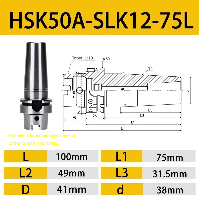 10020 HSK63 SLK Heat shrink handle Basic Toolholder HSK100A SLK Heat expansion hot-fit split sintered Toolholder Shandong Denso Pricision Tools Co.,Ltd.