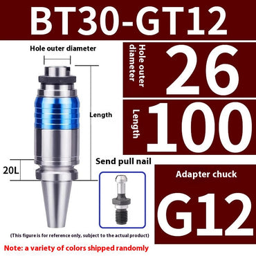 1078-BT40 toolholder CNC machining center CNC tool tapping tapping floating telescopic overload protection G12 collet 24 Shandong Denso Pricision Tools Co.,Ltd.