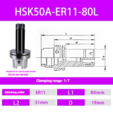 1084-HSK50A 63F 63A-ER32 25 20 16 Flexible Collet Toolholders ER Spring Collet Toolholders Shandong Denso Pricision Tools Co.,Ltd.