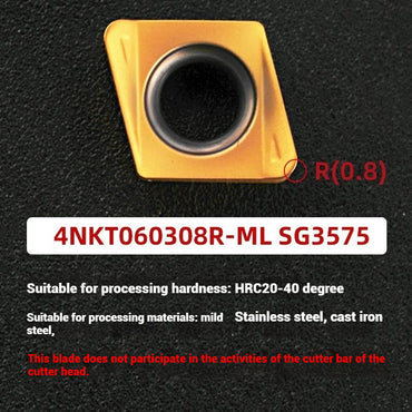 1051-TE90 fast feed milling cutter shank 90 degree right angle square shoulder milling cutter shank 4NKT060308 fast feed milling cutter blade replace 1135 Shandong Denso Pricision Tools Co.,Ltd.