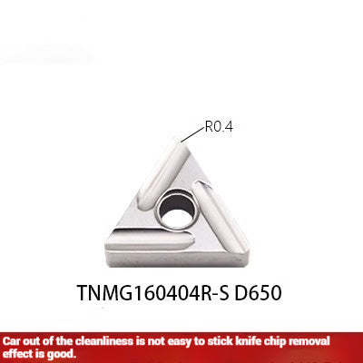 1043-CNC metal-ceramic triangular precision ground grooving inserts TNMG R/L-S/VF high-gloss cylindrical cutter grains Shandong Denso Pricision Tools Co.,Ltd.