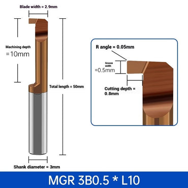 1133-MGR Small Bore Boring Tools Tungsten Carbide Alloy Shock Resistant Lathe Slotting Tools CNC Boring Tools Internal Boring Tools Micro Cutter Shandong Denso Pricision Tools Co.,Ltd.