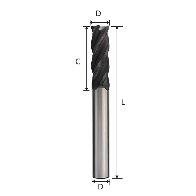 Graphite milling cutter, diamond coating, graphite milling cutter, flat cutter, round nose cutter, ball cutter, CNC tungsten steel alloy Shandong Denso Pricision Tools Co.,Ltd.