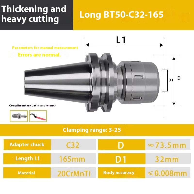 2103-CNC tool holder BT40 BT30 BT50 strong tool holder CNC machining center C32 strong chuck extended tool holder Shandong Denso Pricision Tools Co.,Ltd.
