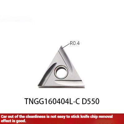1043-CNC metal-ceramic triangular precision ground grooving inserts TNMG R/L-S/VF high-gloss cylindrical cutter grains Shandong Denso Pricision Tools Co.,Ltd.