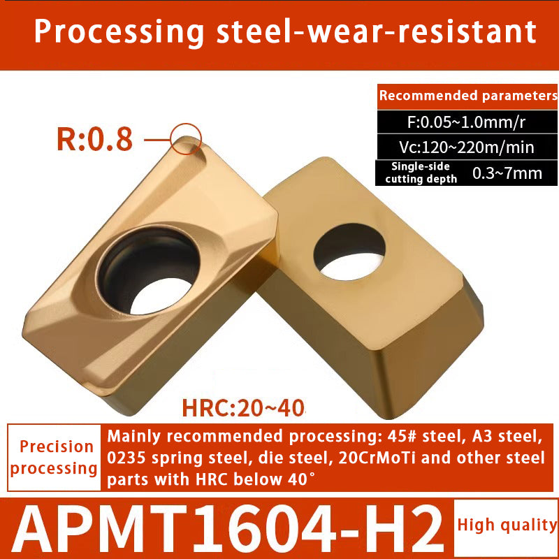 140-CNC milling blade APM T1135 stainless steel special alloy blade Shandong Denso Pricision Tools Co.,Ltd.